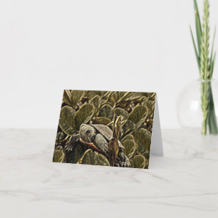 Tiny Turtle - Blank Wenskaart Kaart