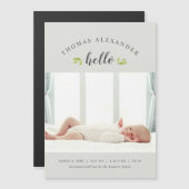 Tiny Twigs Magnetic Photo Birth Announance (Voorkant / Achterkant)