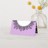 TINY VINES Bat Mitzvah Seating Table Escort Kaart (Achterkant)