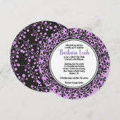 TINY VINES Circulaire Bat mitzvah Invitation (Devant / Derrière)