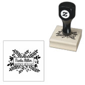 TINY VINES Return Address Stamp Rubberstempel (Gestempeld)