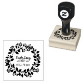 TINY VINES Return Address Stamp Rubberstempel (Gestempeld)