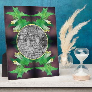 Tiny White Wildflower Creëer Uw eigen foto Fotoplaat