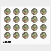 Tiny Wild Mushroom Ronde Sticker (Vel)