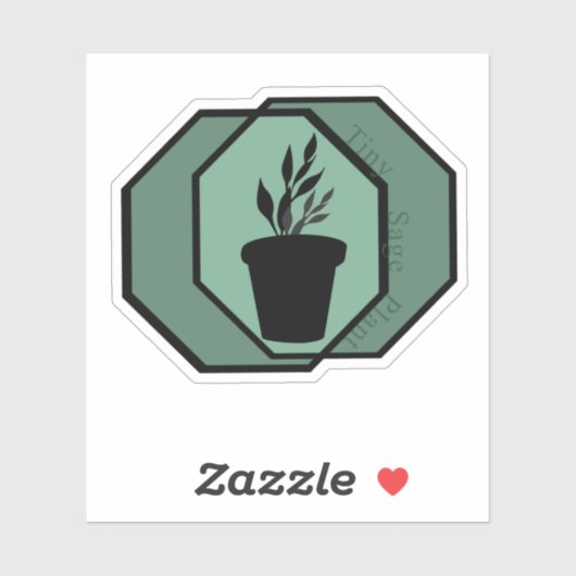 TinySagePlant Sticker (Vel)