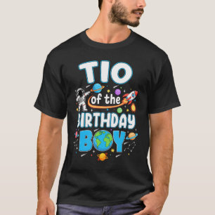 Tio Van De Verjaardag Jongen Astronaut Familie Rui T-shirt