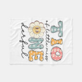 Tio van kleine Miss Onederful 1e verjaardag meisje Fleece Deken (Voorkant (Horizontaal))