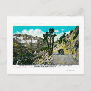Tioga Road High Sierra tussen Tahoe en Yosemit Briefkaart