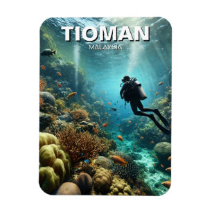 Tioman Maleisië Scuba Diving Magneet