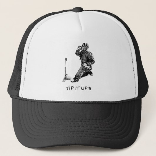 Tip het op! trucker pet (Voorkant)