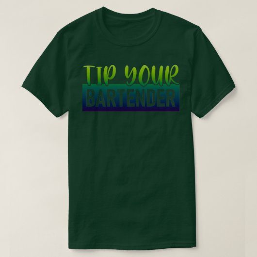 Tip je BARTENDER Bartender Funny Bartender 1 T-shirt (Design voorkant)