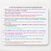 TIP POUR QUE LE PATRON AUGMENTE le tapis de souris (Devant)