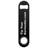 Tip uw Bartender Fles Open Speed Flessenopener (Achterkant)