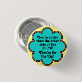 Tip Waardering Ronde Button 3,2 Cm (Voorkant /achterkant)