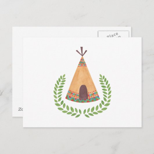 Tipi Briefkaart (Voorkant / Achterkant)