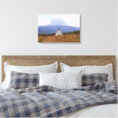 Tipi, Chief Mountain, Montana Canvas Afdruk (Insitu (Slaapkamer))