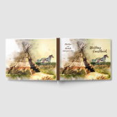 Tipi en Boho Horse Teepee Wedding Gastenboek (Volledig)