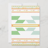 Tipi Indiaanse pow wauw Kaart (Achterkant)