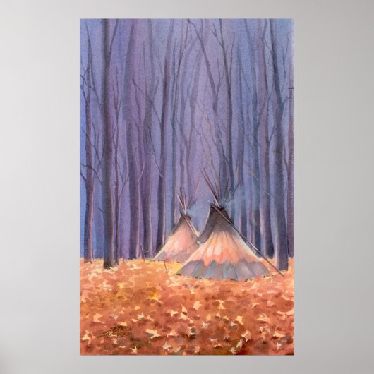 TIPI LEAVES by SHARON SHARPE Poster (Voorkant)