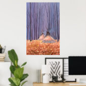 TIPI LEAVES by SHARON SHARPE Poster (Thuiskantoor)