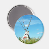 Tipi Magnet Magneet (Voorkant / Achterkant)