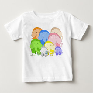 Tippy Toes Elephant Herd T-shirt