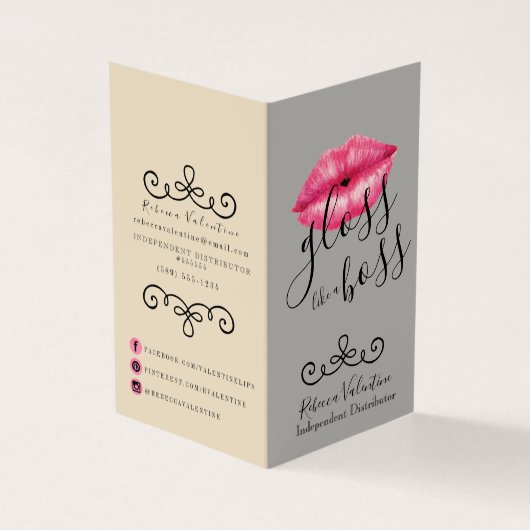 Tips en tricks Lipsense Distributor Visitekaartje (Buitenkant)