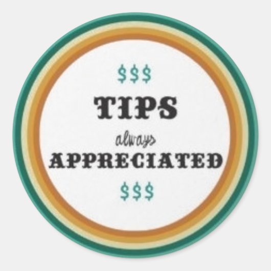 tips ronde sticker (Voorkant)
