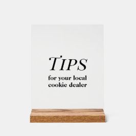 Tips-teken Acryl Bord