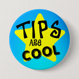 Tips zijn coole Buttonnen Ronde Button 7,6 Cm