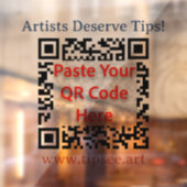 TipSee Member Window Cling Decal (transparent) (Vel 2)