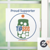 TipSee Supporter Raamsticker (Huis)