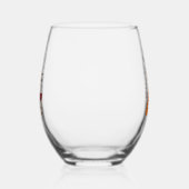 Tipsy and Bright Reindeer Wijnglas Zonder Voet (Links)