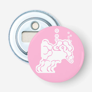Tipsy, Drink roze olifant knop flesopener Button Flesopener