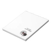 Tipsy heks op vliegende bezem Notitieblok (Gedraaid)