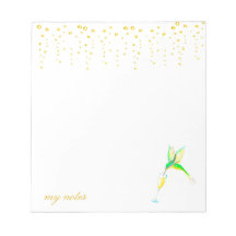 Tipsy Hummingbird Notepad