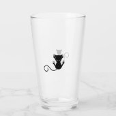 Tipsy Kat Glas (Achterkant)