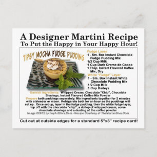 Tipsy Mocha Fudge Pudding Recept Briefkaart