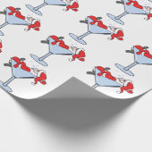 Tipsy Santa Cadeaupapier (Hoek)