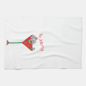 Tipsy-tini's olifant theedoek (Horizontaal)