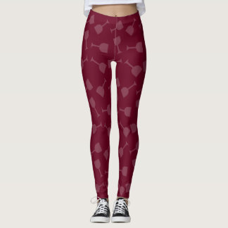 Tipsy Wine Glans Leggings