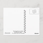 "TipToeing Thru the Tulips" Briefkaart van de Chih (Achterkant)