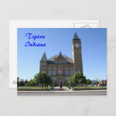 Tipton County Courthouse - Gepersonaliseerd Briefkaart (Voorkant / Achterkant)