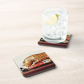 Tipu's Tiger, c.1790 (hout) Bier Onderzetter (Rechterzijde)