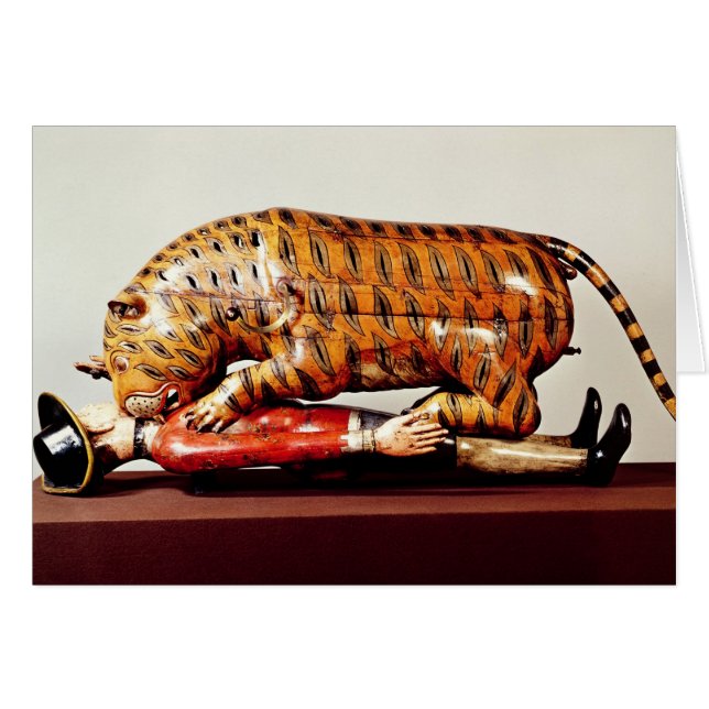 Tipu's Tiger, c.1790 (wood) (Devant horizontal)