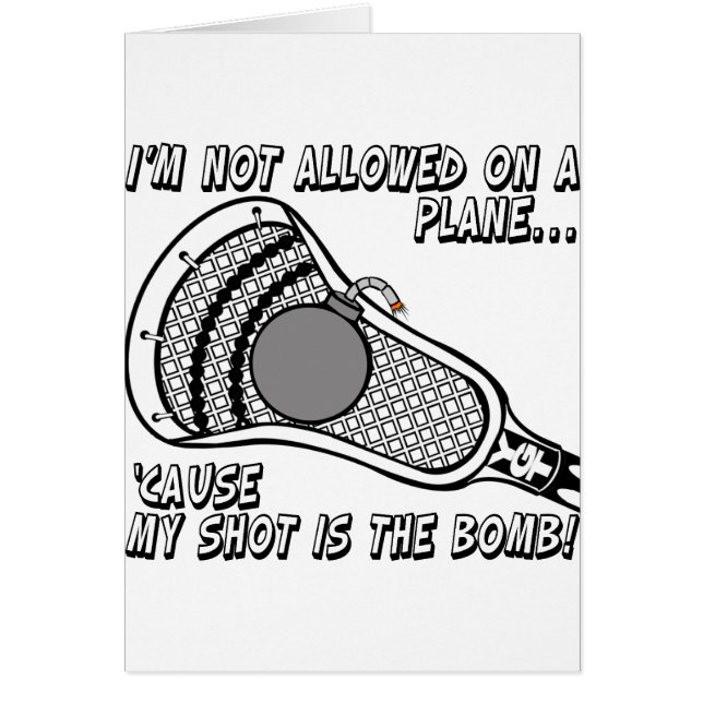 Tir de bombe de lacrosse (Devant)