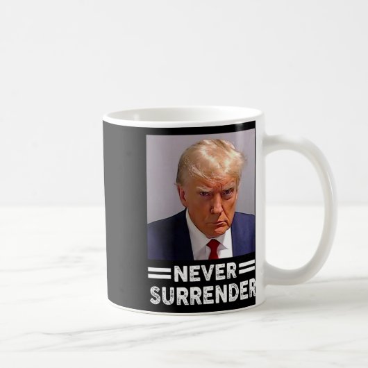 Tir de Mug ne jamais abandonner Trump vote 2024 (Droite)