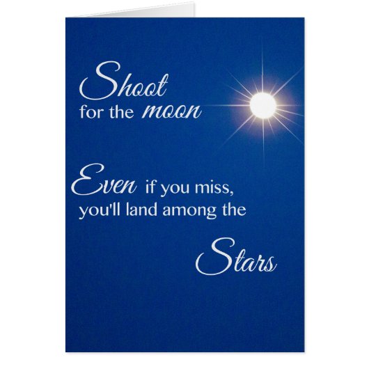 Tir pour la carte Moon Land Among Stars Card (Devant)