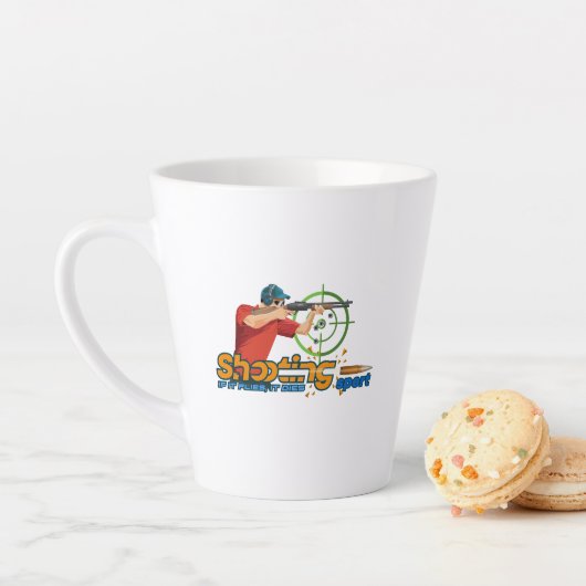 Tir sportif | Mug Latte (En situation)