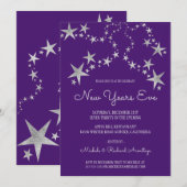 Tir Stars Nouvel An Invitation (Devant / Derrière)